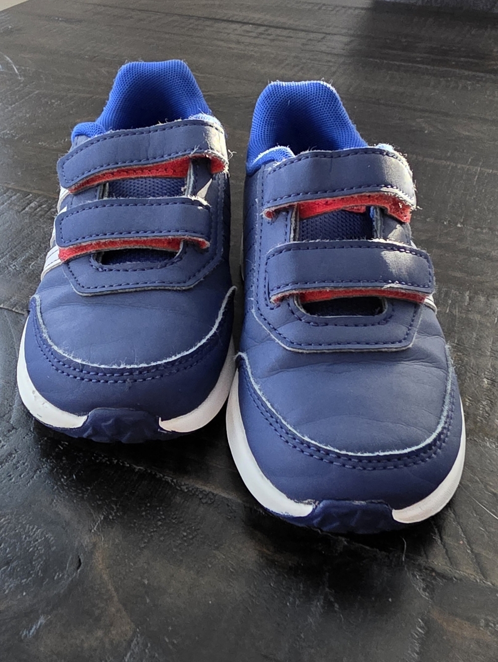 Adidas, VS Switch 2, Blue/White/Red Accents, Toddler Boys' Size 10c